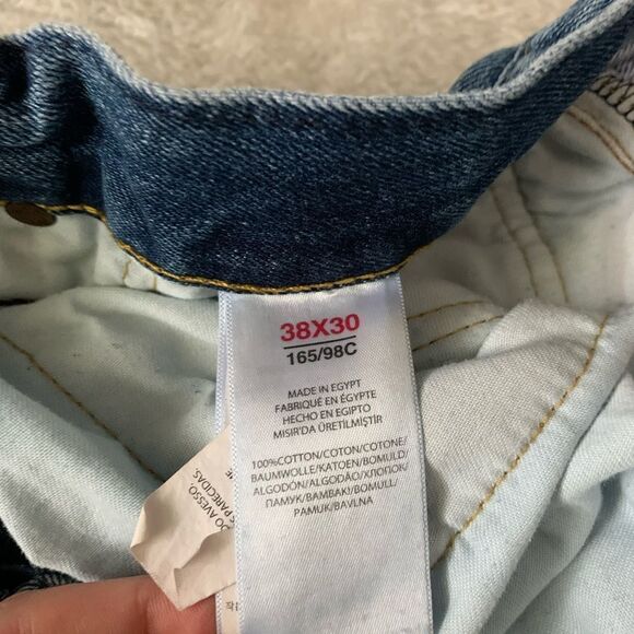 Polo Ralph Lauren Jeans‎ Mens 38x30 Varick Slim Straight Blue Medium Wash Denim - Picture 5 of 9